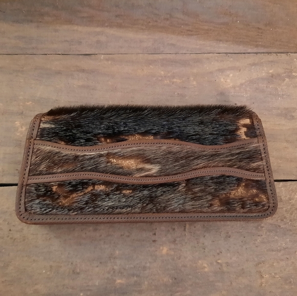 Vintage Seal Fur Wallet - Dark Brown - Picture 3 of 10